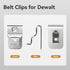 Belt Clips for Dewalt, 6pcs 304 Stainless Steel Drill Tool Clips Hook Kit with Screws for Dewalt N268241 Fit for 20V Power Tools DCD980 DCD985 DCD...