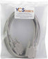YCS basics 10 Foot DB9 9 Pin Serial / RS232 Male/Female Extension Cable...