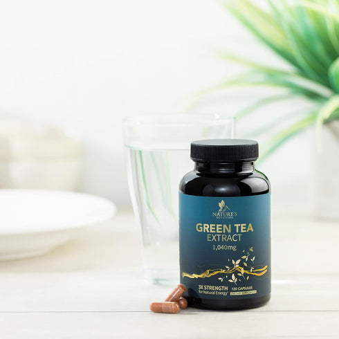 Green Tea Extract Weight Loss Pills 1000mg 98% Standardized EGCG - 3X Strength for Natural Energy - Supports Heart Antioxidant Health with Polyphe...