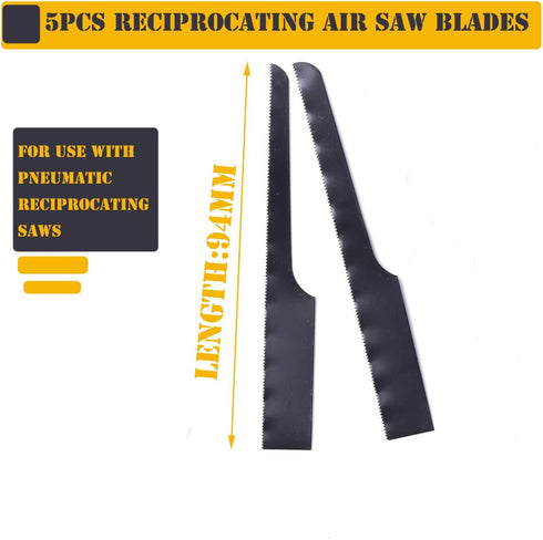 Atoplee 5pcs Reciprocating Saw Blades Reciprocating Air Body Saw Hacksaw Blades Tools (32T)...