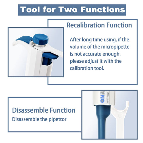 ONiLAB Single Channel Pipettors Adjustable Volume Micro Pipettes, 0.1-2.5?l (7010101001)...