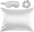 Bucky At Home Spa Collection, Silk-Like Satin Sleep Set, 5 Piece Set, Silver...
