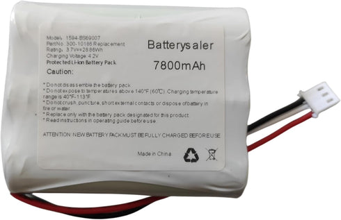 Batterysaler 3.6v Rechargeable Battery Pack 300-10186 Battery Command Panel Battery for ADT Security Panel ADT5AIO-1 ADT5AIO-3 ADT7AIO-1, Honeywel...