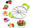 Watermelon Cutter Stainless Steel Melon Fruit Cutting Tools Kitchen Multipurpose Cutter...