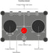 Little Bear MC104 Mini Audio Switcher, 4-Way 3.5mm AUX Stereo Passive Selector, Switch Box Splitter for PC/Player/Headphone/Amplifier/Speaker...