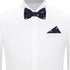 Jacob Alexander Men's Woven American Flags USA Navy Bow Tie Pre-Tied Banded Adjustable...