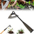 Garden Tools Hollow Hoe, All-Steel Hardened Hollow Hoe, Sharp Garden Edger Weeder, Durable Gardening Hoe Hand Tool Weed Puller Accessories for Bac...