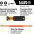 Klein Tools 32287 Insulated Screwdriver, 2-in-1 Screwdriver Set with Flip Blade, #1 and #2 Square Tips, Double-Ended Blades...