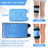 Large Ice Pack for Knee Pain Relief, 19" x 10" Knee Ice Pack Wrap Around Entire Knee, Hot Cold Therapy for Injuries, Swelling, Knee Replacement Su...