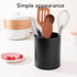 Utensil Holder,360 Degree Rotatable Compartment Design Large Kitchen Utensil Holder,Anti Slip Durable PP Chopstick Basket Tableware Storage Contai...