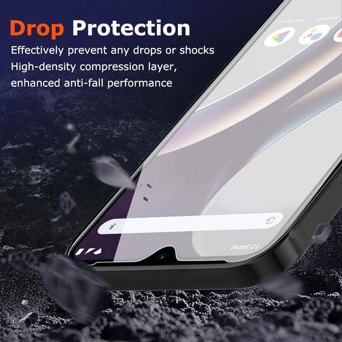 ?2 PACK? BLU G63 Screen Protector with 9H Hardness Anti-Scratch Bubble Free Easy Installation Tempered Glass Screen Film...