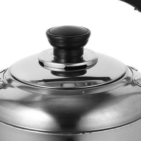 Alipis Stovetop Tea Kettle, 1.5L Stainless Steel Whistling Water Kettle with Cool Handle, Stove Top Household Water Boiler Water Pot for Home, Kit...