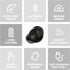 PALOVUE Wireless Earbuds, in-Ear Earphones with Bluetooth 5.3, Built-in Mic Headphones, Deep Bass Stereo, with Lightweight Compact Charging Case f...