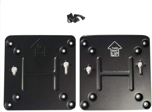 GinTai for Intel NUC Vesa Adapter Mount Bracket to Attach NUC Mini PC Computer to The Back of a Monitor Mounting Plate Not Skull or Hades(with 8pc...