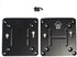 GinTai for Intel NUC Vesa Adapter Mount Bracket to Attach NUC Mini PC Computer to The Back of a Monitor Mounting Plate Not Skull or Hades(with 8pc...