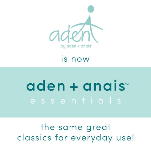 aden + anais Essentials Classic Lovey, Cotton Muslin Bunny, Solid Micro Chip...