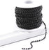 Tiparts 30FT Black Stainless Steel Ball Bead Chains with 20 Pcs Matching Connectors(1 Roll 2.4mm Ball Chains + 20 Connectors)...