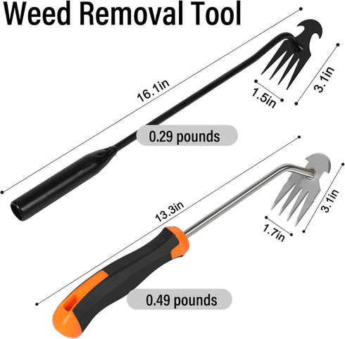Weeding Tools,Portable Garden Weeder Tool,2024 New Manganese Steel Weed Puller,for Hand Weeder for Vegetable Gardening Backyard Farm Planting & Up...