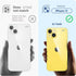pcgaga Designed for iPhone 15 Case and Screen Protector, Silicone Phone Cover with MagSafe, Invisible Stand, Shockproof Full Body Protection with ...