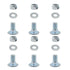(Set of 6) 784-5581A 784-5581 Snow Blowers Carriage Bolts & Nuts Replaces MTD Shave Plate Scraper Bar 790-00120-0637 784-5581A (5/16-18) 5/8"...