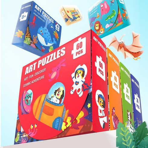 Jigsaw Puzzle for Kids, 24 Pieces, Toddler Learning Educational Toys, Children Gifts for 3 4 5 6 Year Old Boys Girls, Jigsaw Puzzles for Kids (Und...