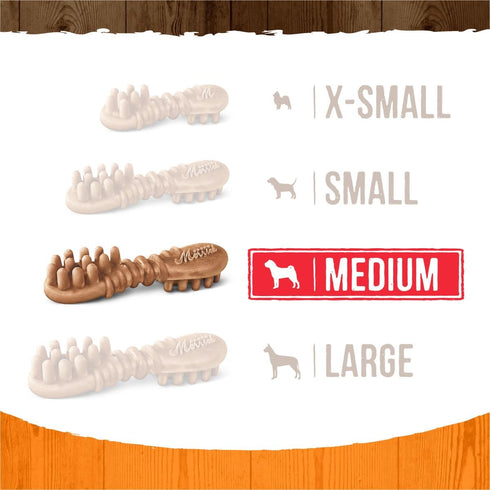 Merrick Fresh Kisses Natural Dental Chews, Treats Infused with Pumpkin and Cinnamon for Medium Dogs 25-50 Lbs - 8.1 oz. Pouch...
