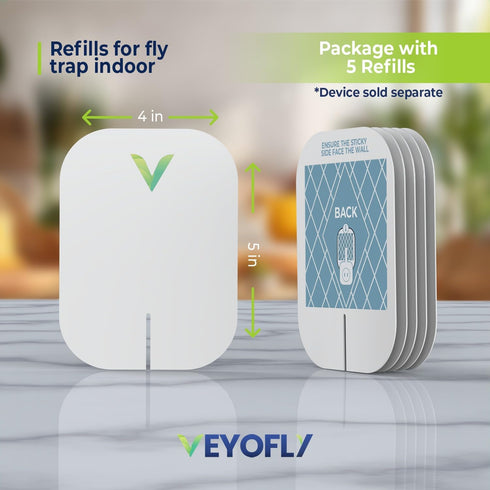 Flying Insect Trap Refill- Plug in Bug Catcher Indoor Refills, Indoor Fly Trap, Indoor Fly Trap,Trap for Mosquitos, Bugs, Insects, Gnats, Moth and...