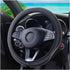 Car Steering Wheel Cover, Leather Auto Steering Wheel Protector, Anti-Slip Car Interior Protection Accessories for Men and Women, 15 inch Universa...