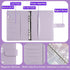 100 Envelope Challenge Binder,Savings Challenge Book - Easy & Fun Way to Save $5,050 Challenge Book Savings Challenges Budget Book Binder with Cas...