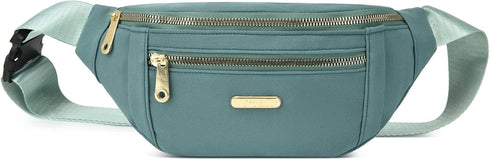 DAITET Crossbody Fanny Pack for Men&Women,Large Waist Bag & Hip Bum Bag with Adjustable Strap for Outdoors Workout Traveling Casual Running Hiking...