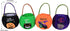 4 Styles Halloween Goody Bags Trick or Treat Candy Bags Velvet Tote Bags Gift Basket for Kids Party Favor, Pumpkin Ghost Black Cat Witch Halloween...