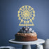 Golden Paper Ferris Wheel Cake BirthdaParty Decoration Celebrations for Boys and Girls...