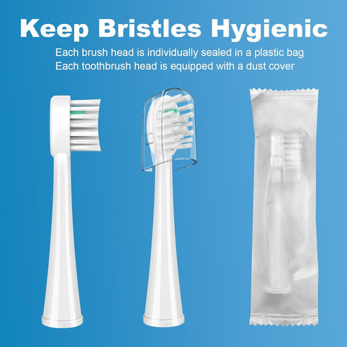 Replacement Brush Heads for WaterPik Sonic-Fusion 2.0 Flossing Toothbrush (SF-03/SF-04) and Sonic-Fusion Flossing Toothbrush (SF-01/SF-02),6 Count...