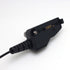 G-Shape Ear Earpiece Headset with PTT Button & Mic for Kenwood Radio NX-200 TK-180 TK-380 TK-480 TK-2180 TK-3180 TKR-830 Multi-pin...