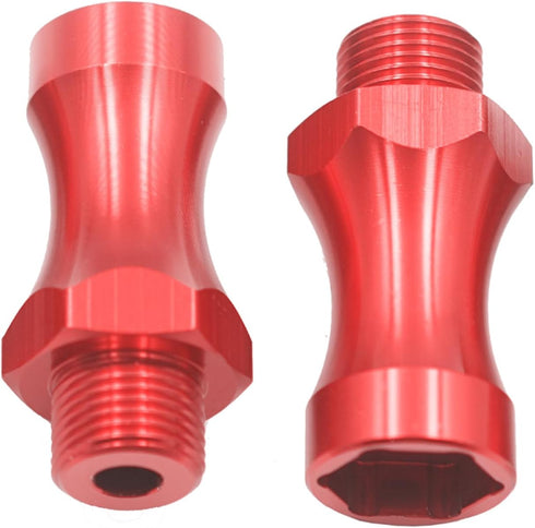 4Pcs ShareGoo Aluminum 12mm to 17mm Wheel Extension Hex Drive Hub Adapter Widener 30mm Offset Compatible with Tamiya Axial RC4WD Traxxas 1/10 Off-...