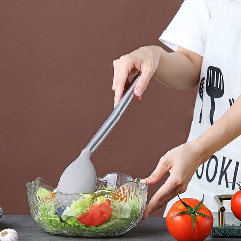 Berglander Cooking Spoon, Non-stick Silicone Solid Serving Spoon, Basting Spoon, Spoon For Cooking, Kitchen Spoon, Dishwasher Safe, Easy to Clean...