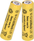 16 Packs AA 300mAh Ni-CD 1.2V Rechargeable Batteries for Outdoor Solar Lights, String Lights, Pathway Lights...