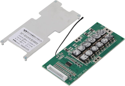 Walfront 14S 45A Lithium Battery Charging Board - White Micro USB Charger Module...