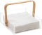 Mind Reader Napkin Holder, Kichen Storage, Countertop Organizer, Caddy, Kitchen, Acrylic, 7.25"L x 7.25"W x 5.5"H, Brown...