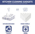 Nialnant Cotton Terry Kitchen Towels,12 x 12 Inches Dish Cloths Set of 8,Super Soft and Absorbent Dish Rags for Cleaning - Navy Blue Plaid...
