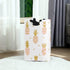 senya Pink Pineapple with Gold Glitter Large Storage Basket with Handles Collapsible Organizer Bin Laundry Hamper for Nursery Clothes Toys...