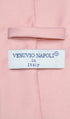 Vesuvio Napoli Solid DUSTY PINK Color NeckTie & Handkerchief Men's Neck Tie Set...