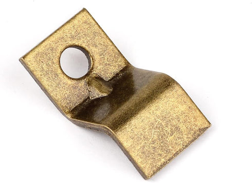 Table Desk Top Fasteners with Screws Bronze Heavy Duty Z Table Top Connectors Table Clips/Table Top Brackets, 40 Packs Set (Include 40 Clips and 4...