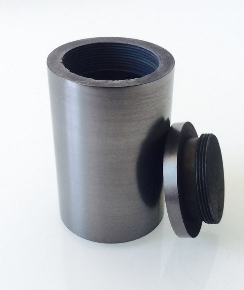 Smelting Lab Graphite Crucible with Screw Lid Cover Lab Supply 99.95% Purity (30ML?40x60MM)...