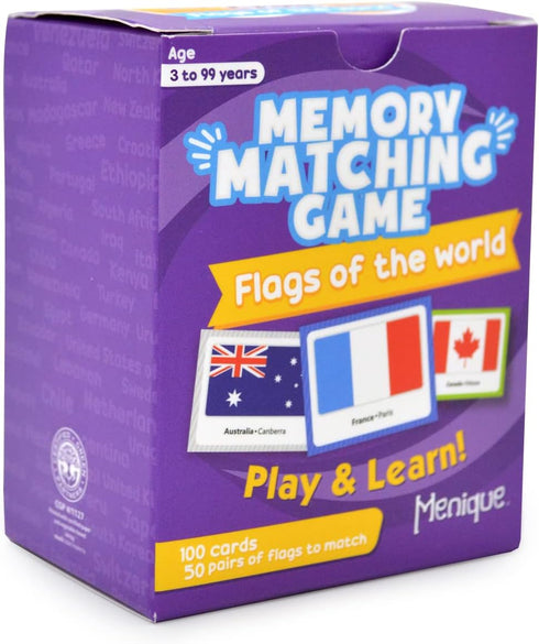 Menique, Flags of The world, Memory matching game...