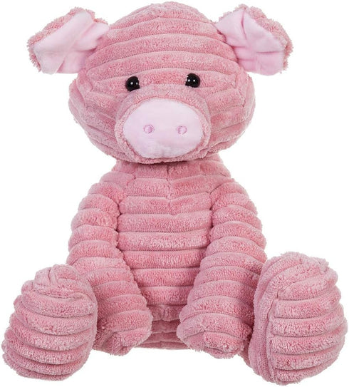 Apricot Lamb Plush Toys Corduroy Pig Stuffed Animal Soft Cuddly Perfect for Child (Corduroy Pig?8.5 Inches)...