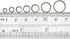 Chenkou Craft 1310pcs in Box 7 Sizes Split Double Loops Jump Rings & Ring Jewelry Keychain Making from 4mm to 12mm with 1 pc Clear Box (Bronze, Mi...