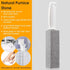 2 Pack Toilet Cleaner Hard Water Build up Remover with Ergonomic Handle, Toilet Bowl Stain Ring Remover, Pumice Stone Toilet Cleaner Tool Stain Re...