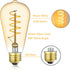 12V LED Edison Bulbs 40W Equivalent, Low Voltage 4W Vintage Style Spiral LED Filament Light Bulbs, E26 Medium Base, Warm White 2700K, Antique ST64...