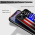 ZHEGAILIAN Case Compatible with iPhone 15 Plus,Cut American Flag iPhone 15 Plus Cases,Plexiglass Four-Corner Shock-Proof Design Cover for iPhone 1...